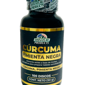 CÚRCUMA, PIMIENTA NEGRA EN DISCOS